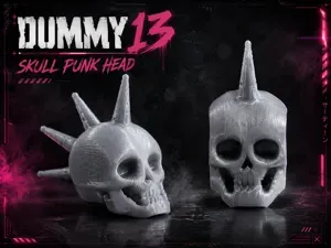 Dummy 13 Skull Punk Head