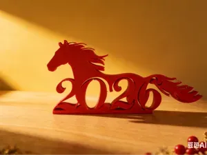 奔马入春2026摆件