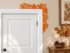 Acorn & Pinecone Door Corner – Autumn Decor