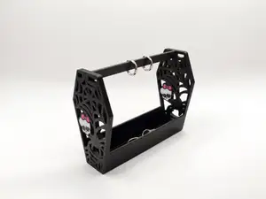 Gothic Coffin Jewelry Stand | Monster Skull