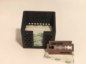Hex Pattern Razor Blade Storage Box (50pcs)