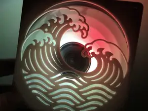 Wavy Fan Grill – 120mm Artistic Airflow Cover