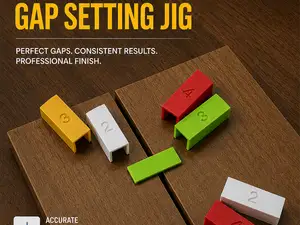 18mm Cabinet Door Gap Setting Jig Alignment Tool