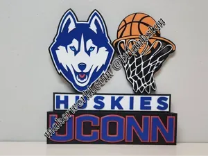 UConn Huskies Basketball Desk or Wall Display