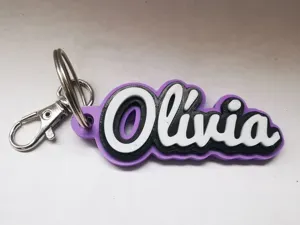 Portachiavi nome Olivia