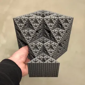 Rhombic Sierpiński Fractal - Level 5 | Vase Mode
