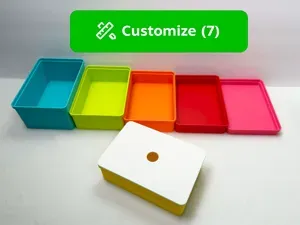 Customizable Stacking Bin 100mmx150mm