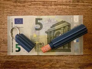 Small money box keychain