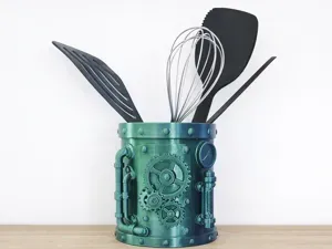 Pot à ustensiles Steampunk