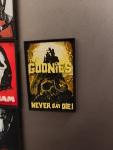 The Goonies movie poster fridge magnet