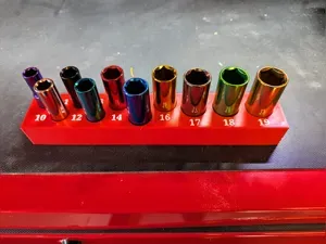 3/8" Drive Pittsburgh Pro Color-Coded Metric Tray