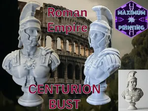 Roman centurion bust - Roman ancient warrior
