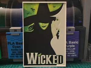 Wicked Movie Poster - Hueforge Art
