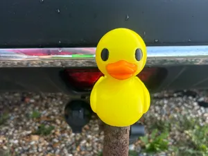 Rubber duck tow bar hitch cover cap