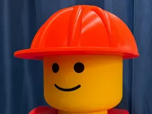 Extra Large Jumbo Brick Man Construction Helmet