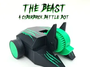 The Beast/A Cyberbrick battle bot.