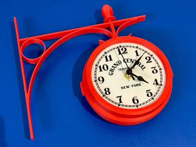 NYC Vintage Railway Station Dual-Face Wall Clock — Image 3 of 8