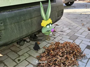 Oster-Hasen Anhängerkupplungskappe