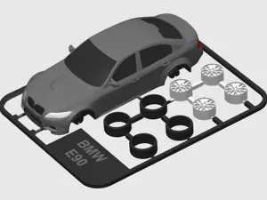 BMW E90 M3 kit card