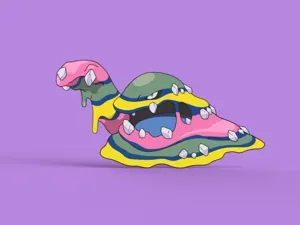 Alolan Muk Wall Art