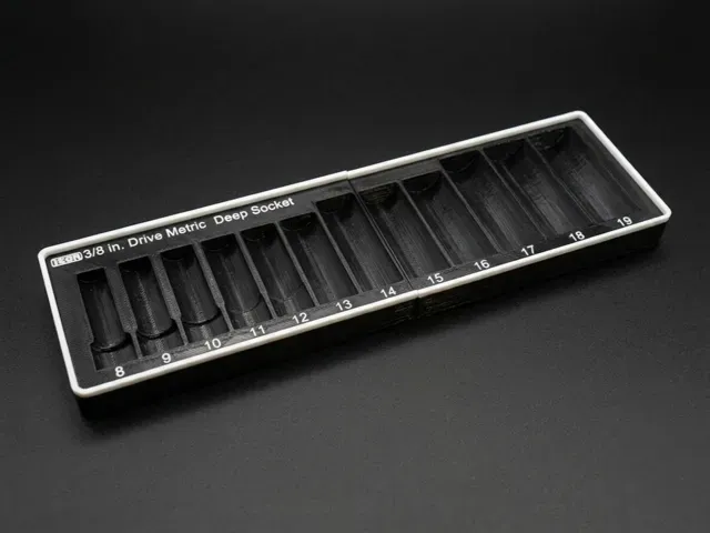 ICON 3/8 in. Drive Metric Deep Socket | Gridfinity