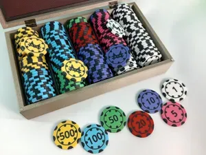 Monopoly Money Chip Set & Case - Classic Style