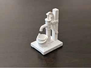 Vintage Water Pump with Bucket