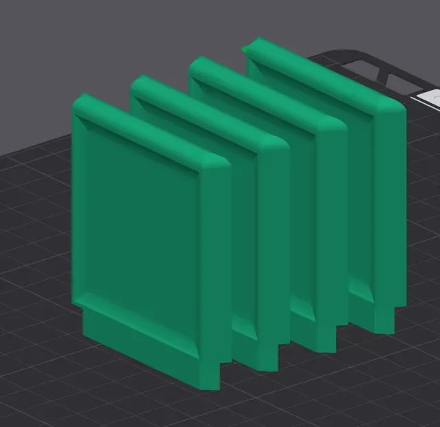 Hexagonal wall shelf for small figurines — Image 9 of 11