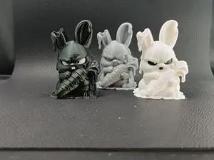 Grumpy Melting Chocolate Bunny – Easter