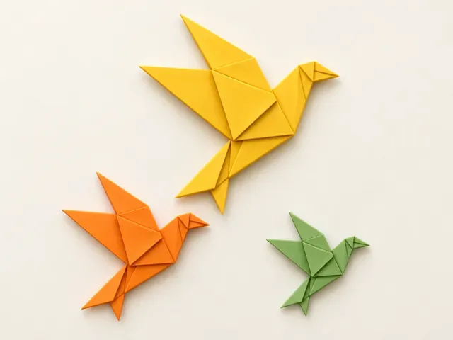 Origami Bird Art Fast | Easy Print