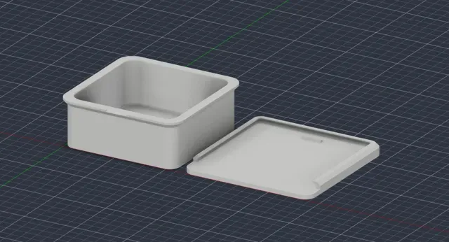 Parametric Box with Sliding Lid & Snap Lock — Фото 12 из 15