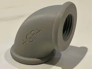 Half inch elbow BSP thread