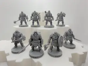 DnD -  Orc Set – 8 Miniaturen