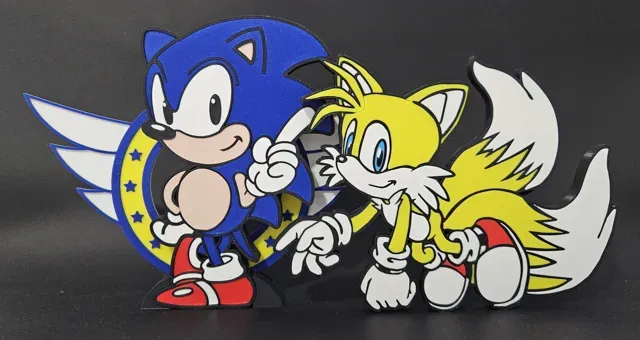 Sonic Tails Multicolor Figure - No AMS Needed — Image 2 of 8