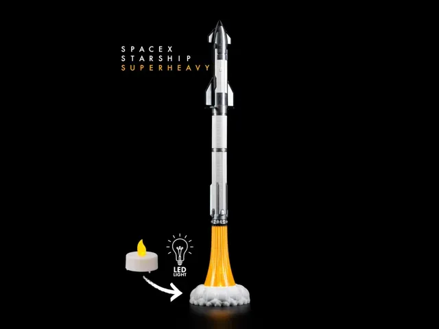 SpaceX Starship Superheavy Rocket Diorama (no AMS)