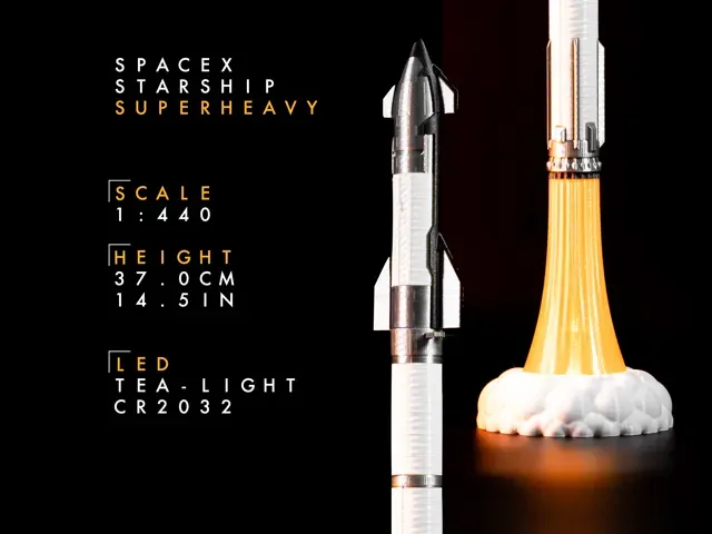 SpaceX Starship Superheavy Rocket Diorama (no AMS) — Фото 2 из 3