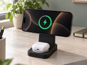 Dual MagSafe Charger – AirPods + iPhone Horizontal