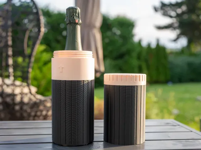 Wine bottle case V2