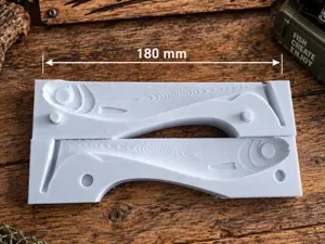 180mm Realistic Softbait Mold –predator fishing
