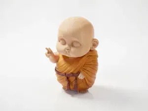 Baby Monk Figurine Chibi Cute 3D Printable
