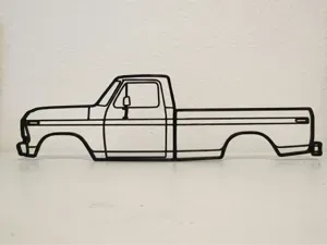 Ford F-150 6th Gen Single Cab Long Bed Wall Art