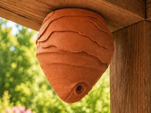 Fake Wasp Nest Deterrent – Outdoor Decoy