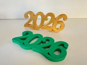 Deko Neujahr 2026 Silvester Aufsteller Tischdeko