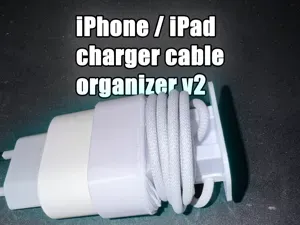 iPhone / iPad charger cable organizer v2