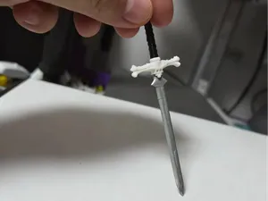 Devil White Bone Sword (for Action Figure)