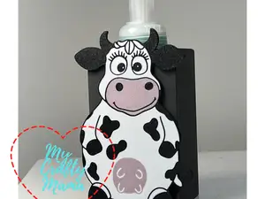 Clip on Cow Bath & Body Works soap - Pencil cup