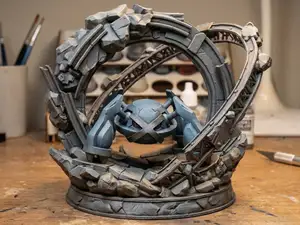 Metagross Magnetic Field Diorama