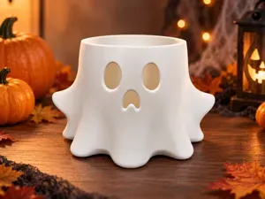 Cute Halloween Ghost Candy Bowl