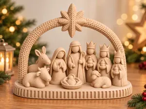 Presépio decorativo natalino