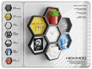 HEX/MOD - Modular Wall Organiser